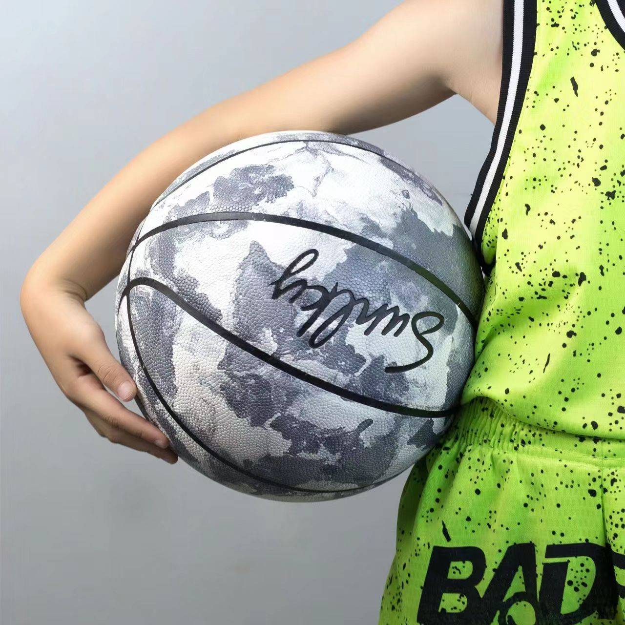 Regular No. 6-7 Basketball indoor and outdoor abrasion-resistant anti-slip soft leather hand-sensitive youth competition training for middle school entrance examination