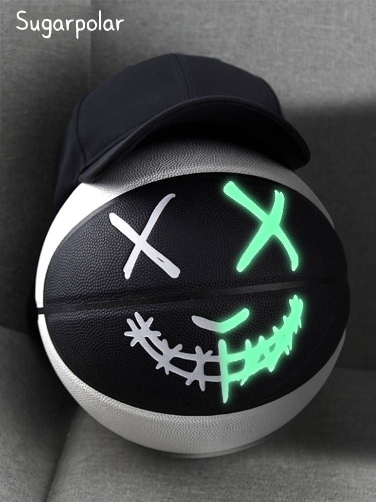 SUGARPOLAR Lemon Smile Face Basketball No. 65 No. 65 Boys Child Children Junior High School Entrance Exam Outside Blue Ball