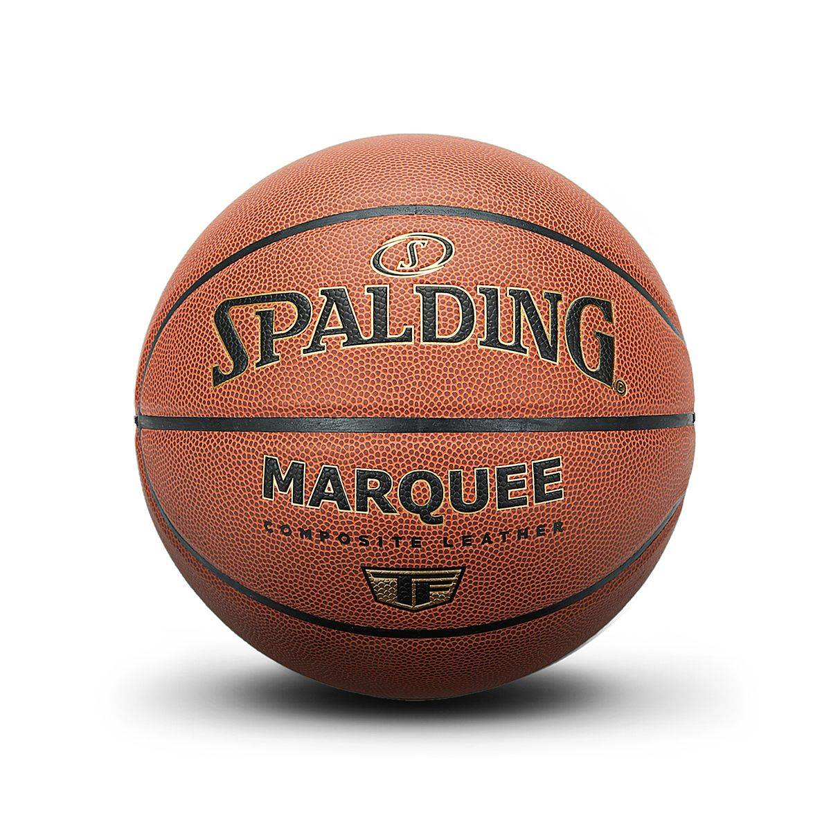 Official flagship store SpalDing official authentic black gold PU standard No. 7 basketball indoor and outdoor universal