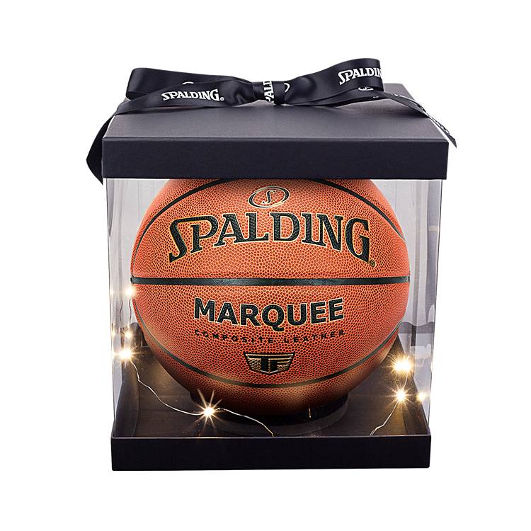 Official flagship store SpalDing official authentic black gold PU standard No. 7 basketball indoor and outdoor universal