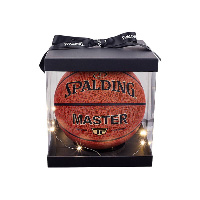 Official flagship store SpalDing official authentic black gold PU standard No. 7 basketball indoor and outdoor universal