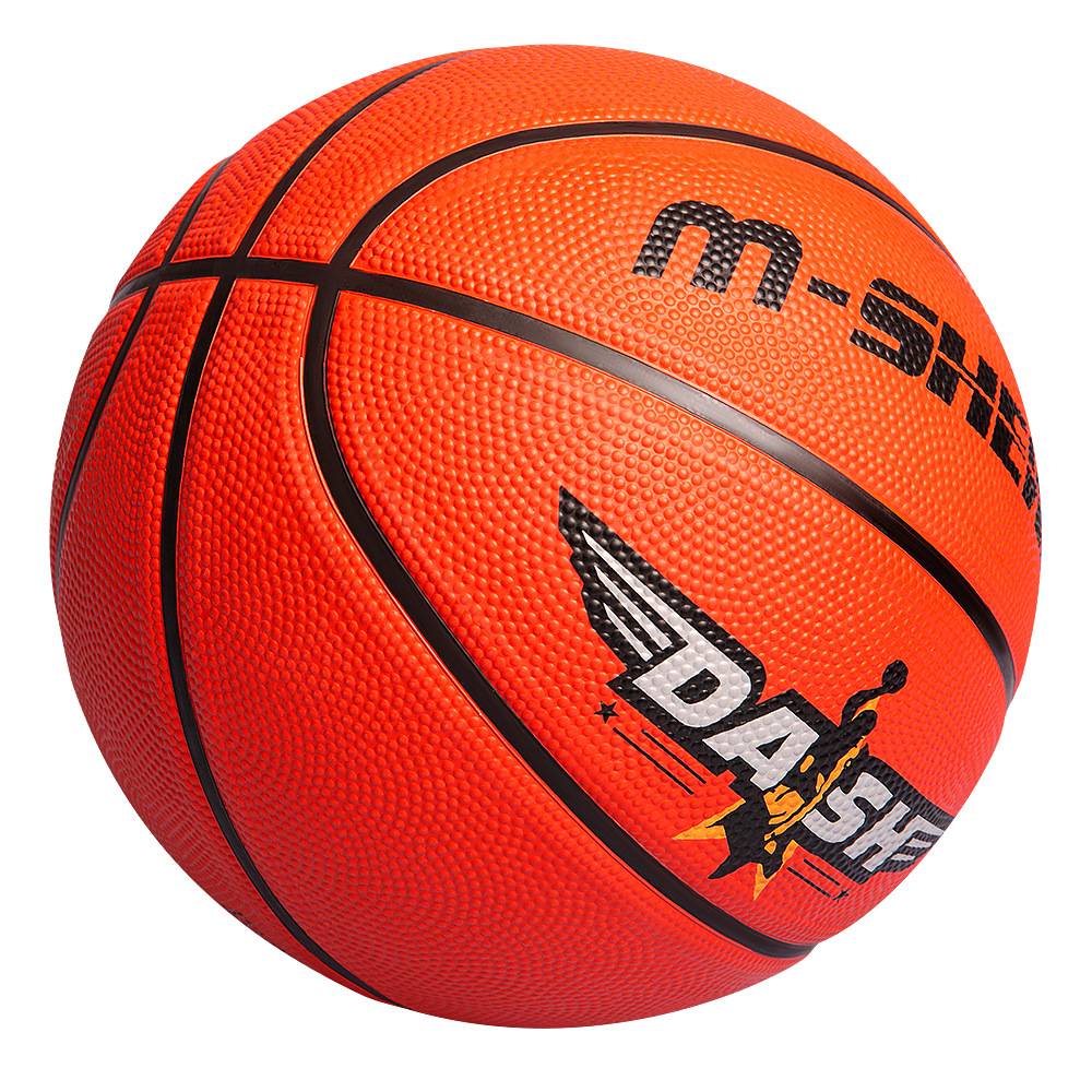 Primary and Middle School Student No. 2 No. 3 No. 7 Rubber Basketball Red, Yellow, Blue, 4 -color rubber cartoon children's basketball