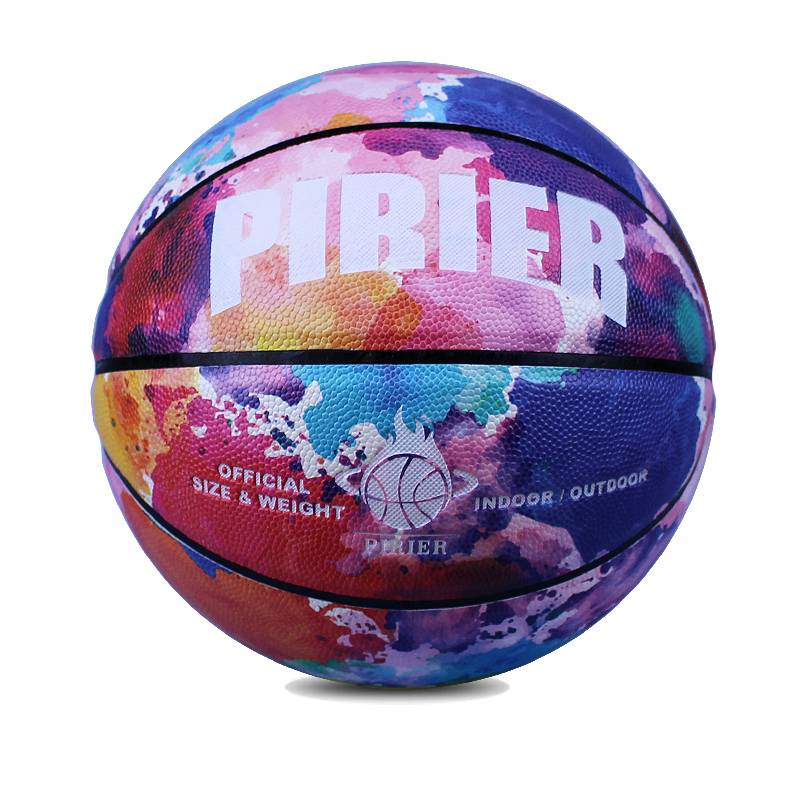 Pirier genuine Starry Sky Personality No. 7 Basketball, wear -resistant, anti -slip, dirty, soft leather hand 5 blue ball