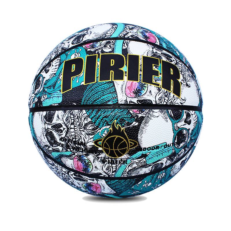 Pirier genuine Starry Sky Personality No. 7 Basketball, wear -resistant, anti -slip, dirty, soft leather hand 5 blue ball