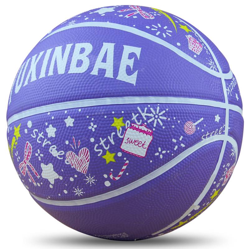 Children's Basketball 3-4-5-7 Elementary and Middle School Students Gift Children Blue Ball Outdoor Indoor feel rubber