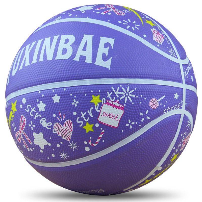 Children's Basketball 3-4-5-7 Elementary and Middle School Students Gift Children Blue Ball Outdoor Indoor feel rubber