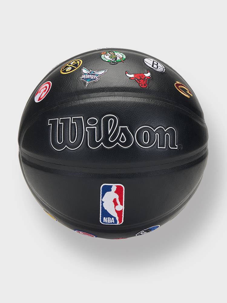 Wilson Wilsheng official 24 new NBA team emblem LOGO embroidery gift collection No. 7 Standard basketball