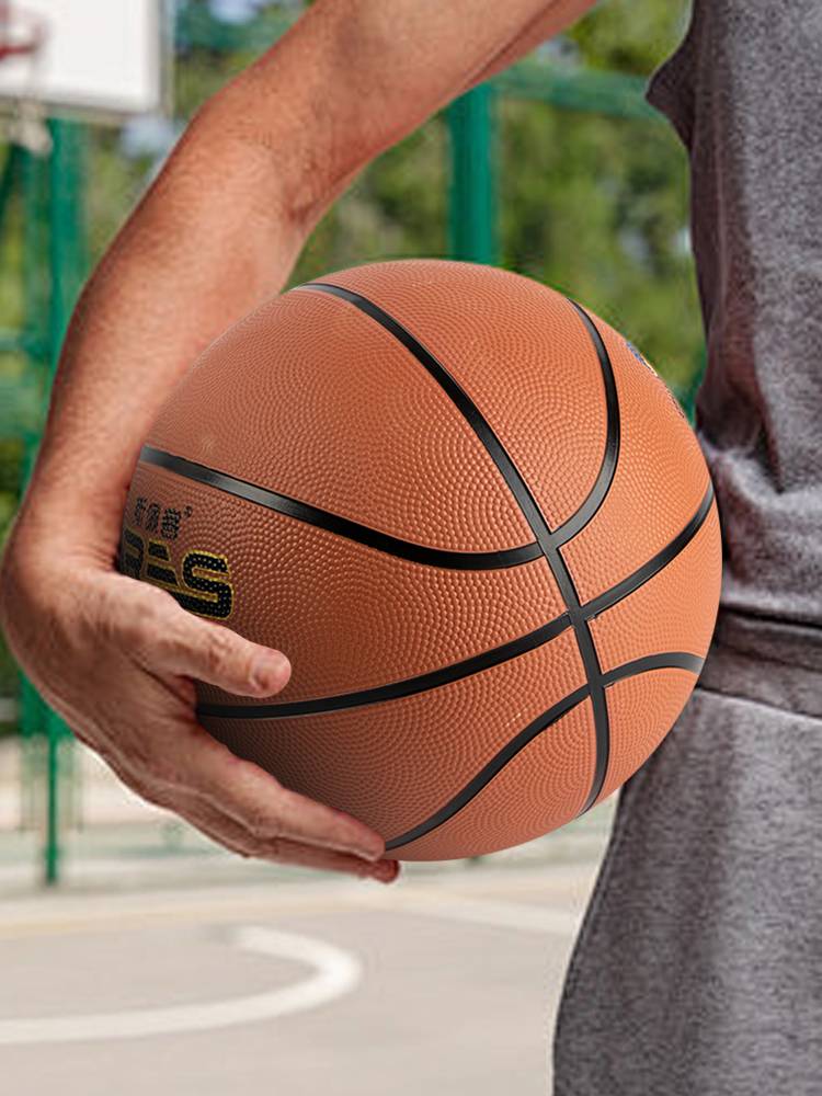 High bomb thick rubber basketball indoor and outdoor student training competition test ball men No. 7 women No. 6 Standard ball
