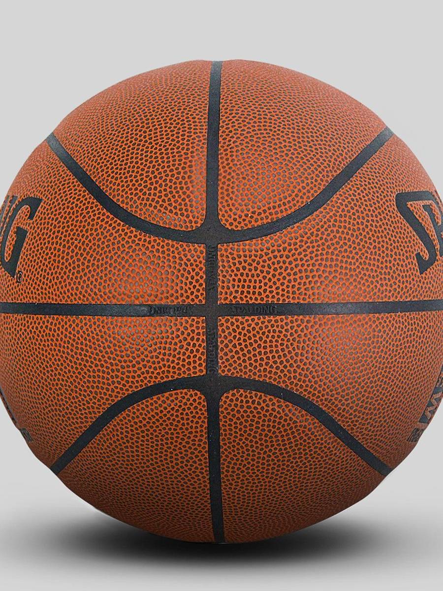 Official flagship store SPALDING official classic classic color matching PU7 standard basketball indoor and outdoor basketball
