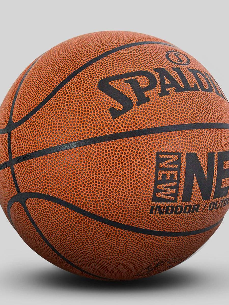 Official flagship store SPALDING official classic classic color matching PU7 standard basketball indoor and outdoor basketball