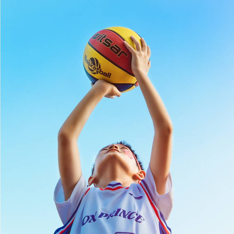 Jordan Union Children's Basketball Primary School Kindergarten Baby Baby 3-4-5-6-7 Special training leather ball