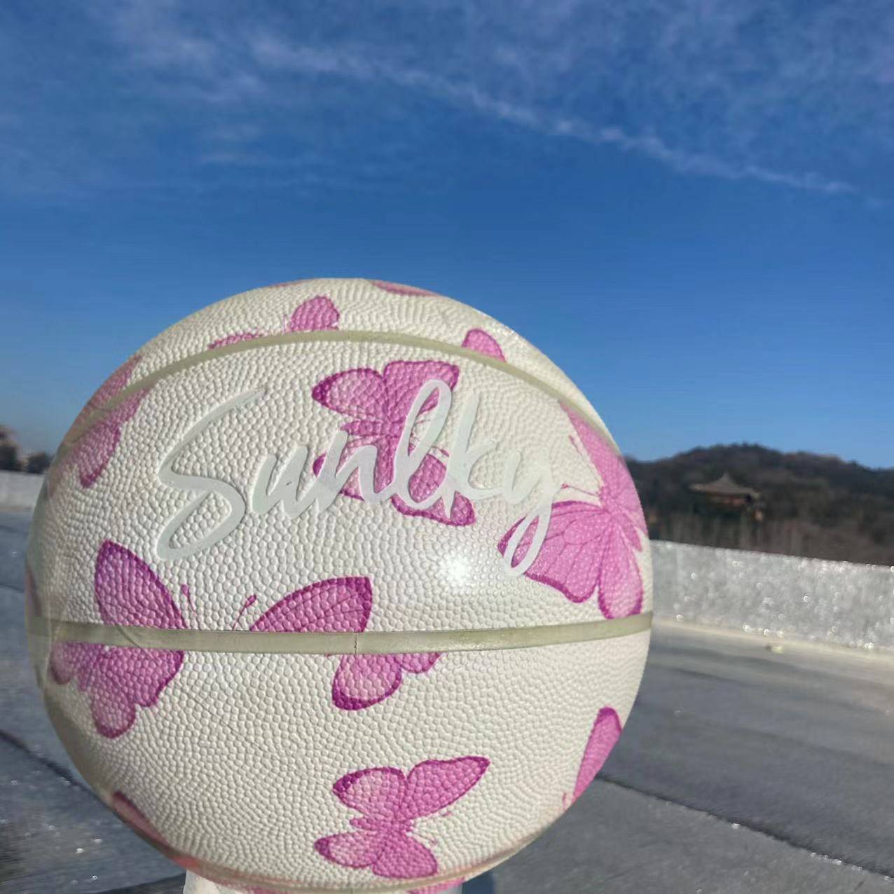 No. 6 Basketball Women's High School Entrance Examination Pink No. 7 Boys Standard Competition No. 5 Primary School Children's Children's Outdoor Basketball