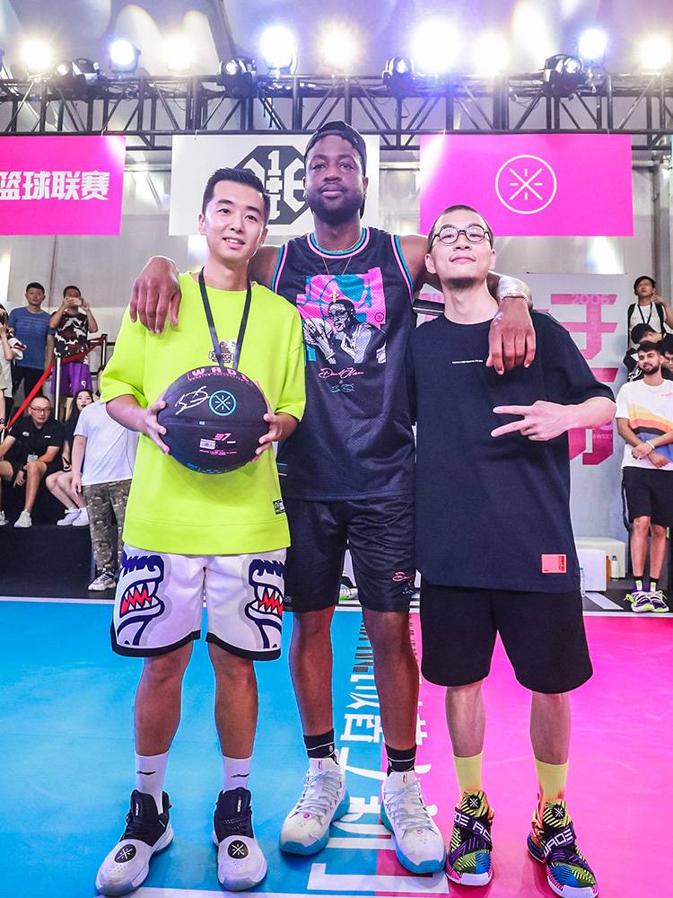 [Wade China Walk] Li Ning Basketball No. 7 lava street blue ball competition training flower ball wear -resistant PU authentic