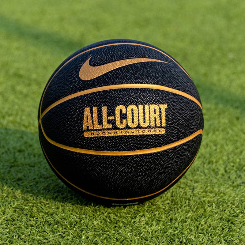 Nike Nike Basketball All-Court Black Gold Series 7 Ball No. 7 Youth Children's indoor and outdoor PU Basketball Gift