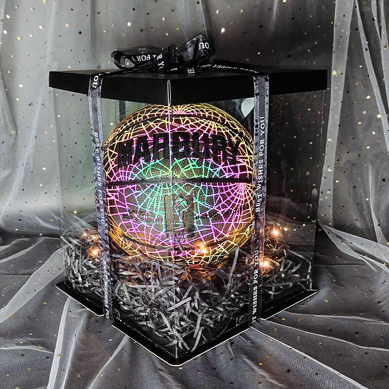 Marbury reflective basketball No. 7 Child No. 5 Night Light Light Limited Edition Blue Ball Gift Entering Girls Give Boyfriend