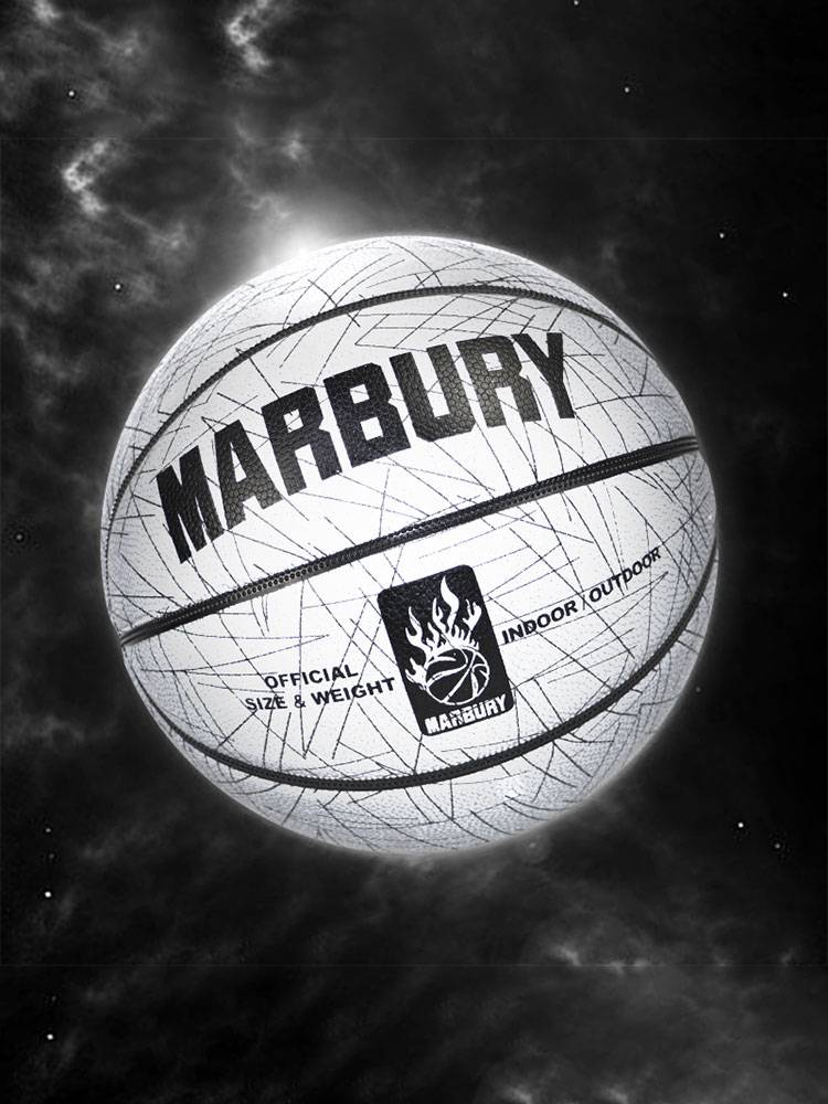 Marbury reflective basketball No. 7 Child No. 5 Night Light Light Limited Edition Blue Ball Gift Entering Girls Give Boyfriend