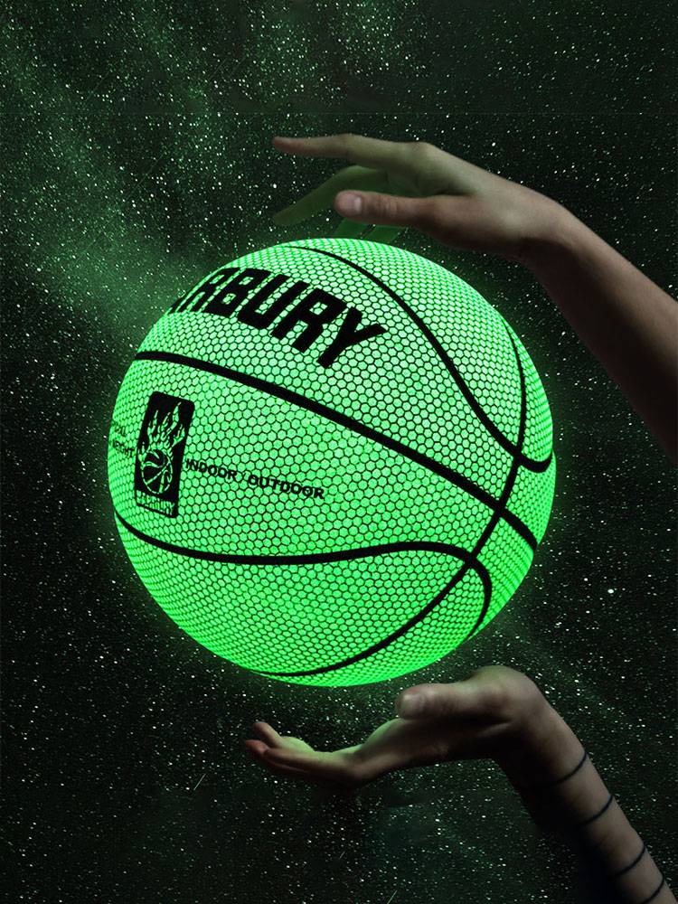 Marbury reflective basketball No. 7 Child No. 5 Night Light Light Limited Edition Blue Ball Gift Entering Girls Give Boyfriend