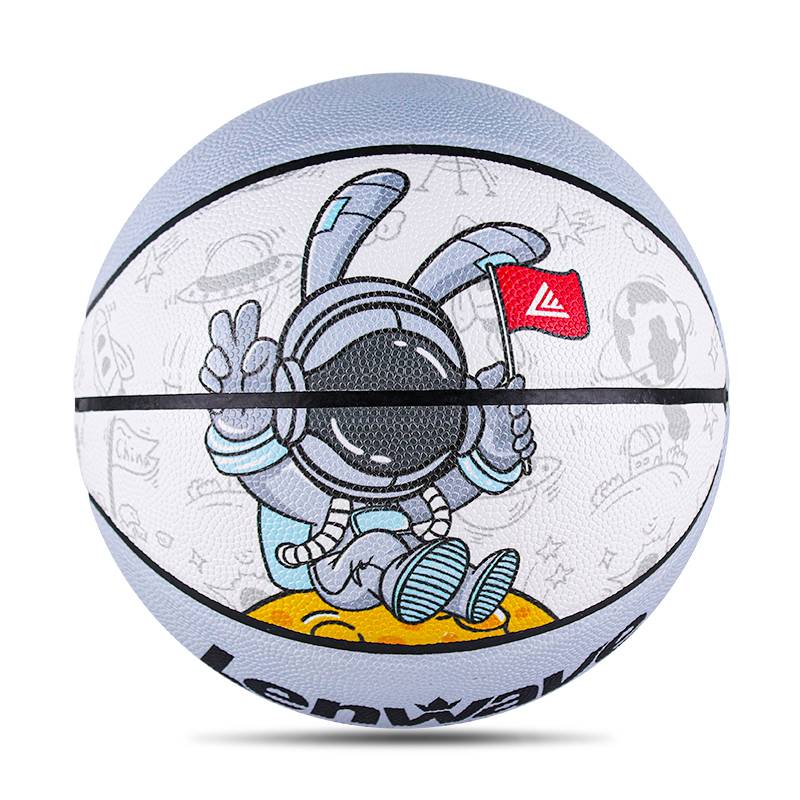 Lanwei Basketball Genuine No. 7 Adult Standard Outdoor Training Special -for -Demoded Student Original Cartoon Soft Skin Basketball