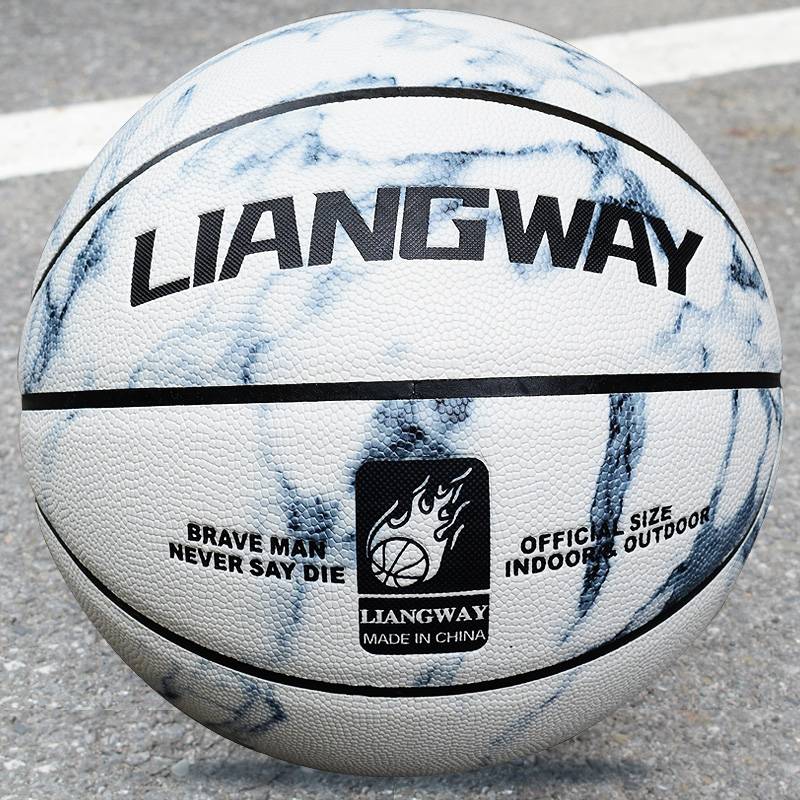 Genuine outdoor wear -resistant cowhide leather fingerprints basketball No. 7 Adult No. 5 Children's Competition Men and Girls Middle School Students