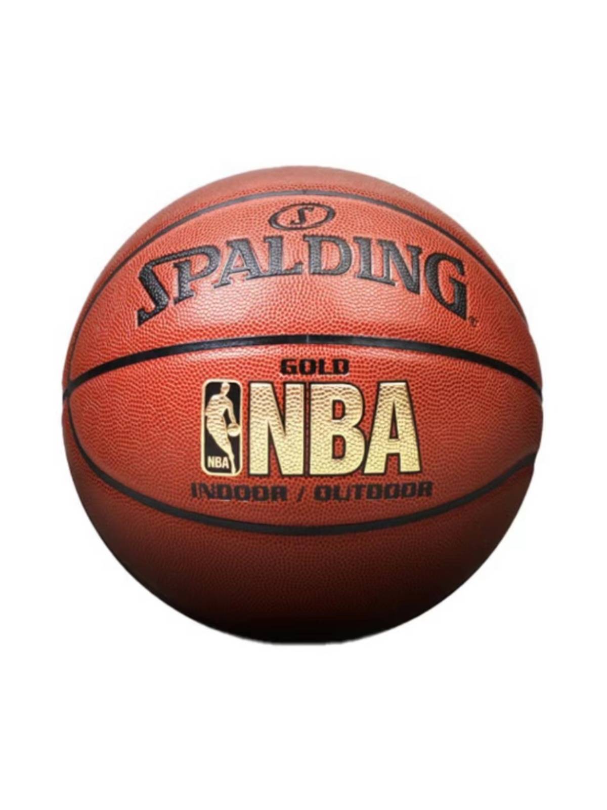 SpalDing Sibbing basketball genuine indoor outdoor wear-resistant soft leather PU cement floor 74-606y