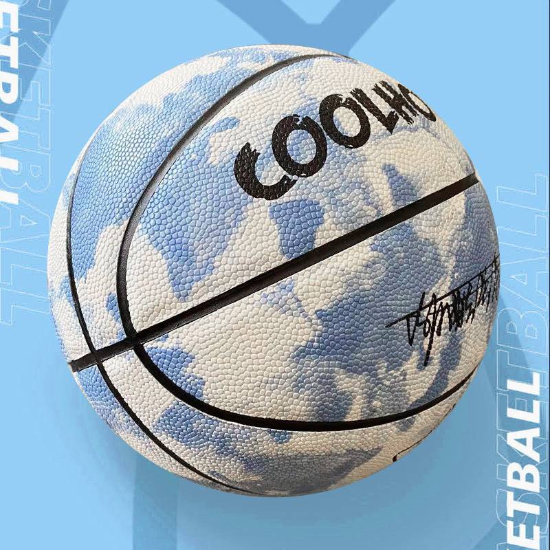 Senior High School Entrance Examination No. 6 No. 6 Customized Basketball Men's and Women Junior high school children and elementary school students with abrasion and soft leather genuine blue ball