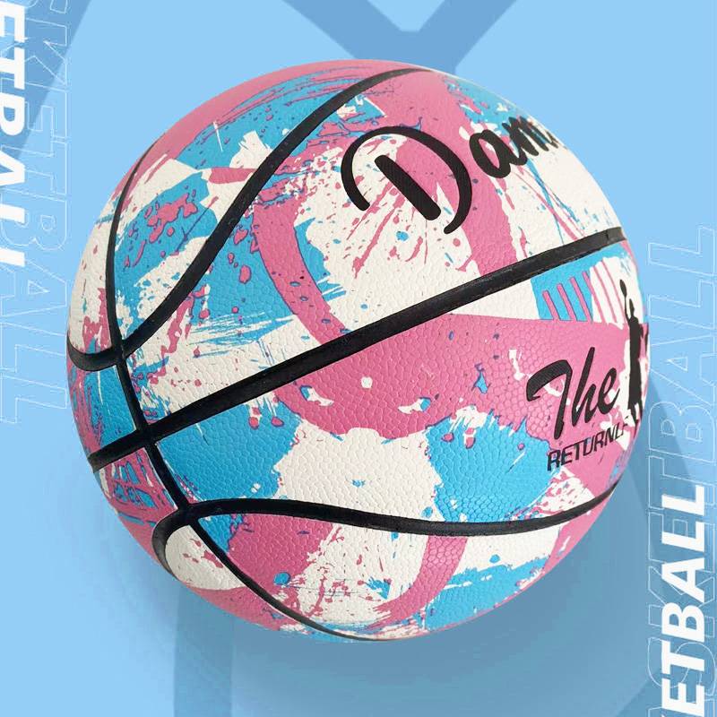 Senior High School Entrance Examination No. 6 No. 6 Customized Basketball Men's and Women Junior high school children and elementary school students with abrasion and soft leather genuine blue ball