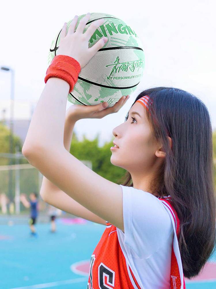 Stabing ້ Basketball Girls Dedicated Gao Yan Value No. 6 The King of High School Entrance Examination No. 7 Student wear -resistant PU