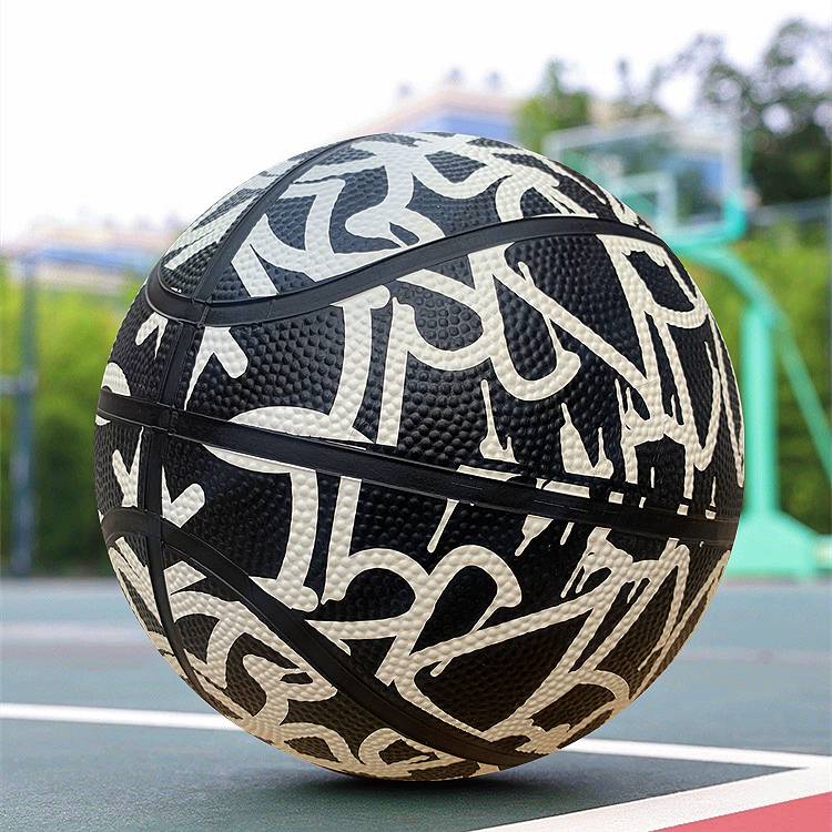 Genuine No. 7 Adult No. 5 Youth Youth No. 3 Children's Basketball Primary and Middle School Junior High School Students Training Blue Ball