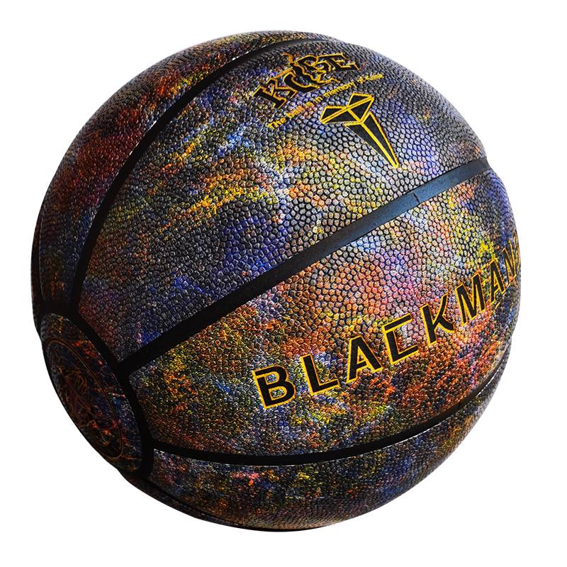 Genuine Black Mamkobby Basketball Limited Model Graffiti Starry Sky Interior No. 7 Training Competition Send Boyfriend Gift