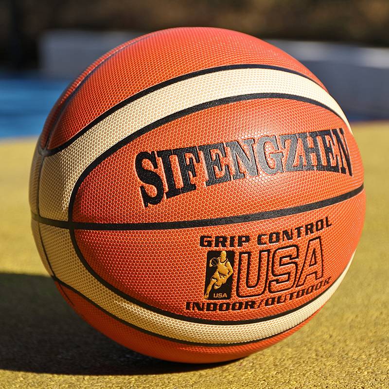 Basketball genuine No. 7 leather feel adult competition indoor and outdoor anti -slip resistance high bombs No. 6 No. 5 children
