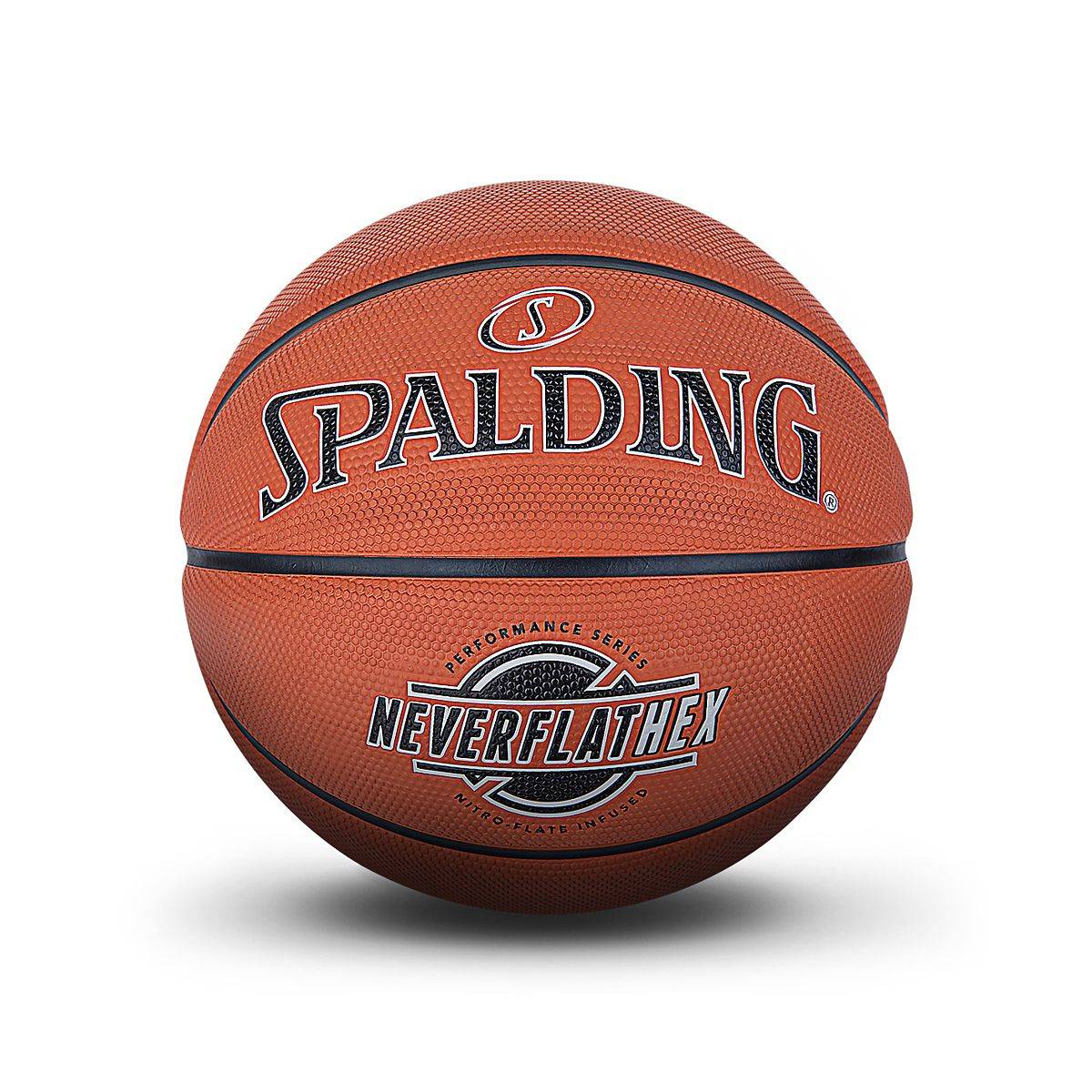 SPALDING Sibadine official classic classic silver rubber standard No. 7 basketball professional outdoor gift