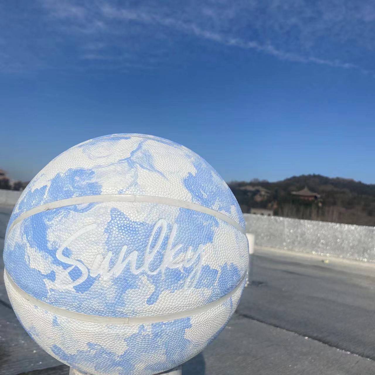Genuine male and female students high face value basketball No. 6 high school entrance examination No. 7 standard PU wear -resistant indoor and outdoor basketball gift