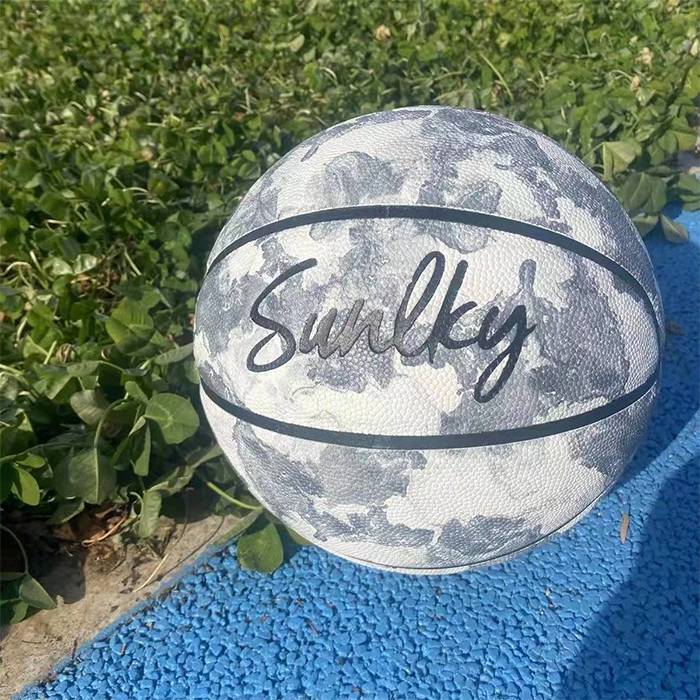 Genuine male and female students high face value basketball No. 6 high school entrance examination No. 7 standard PU wear -resistant indoor and outdoor basketball gift