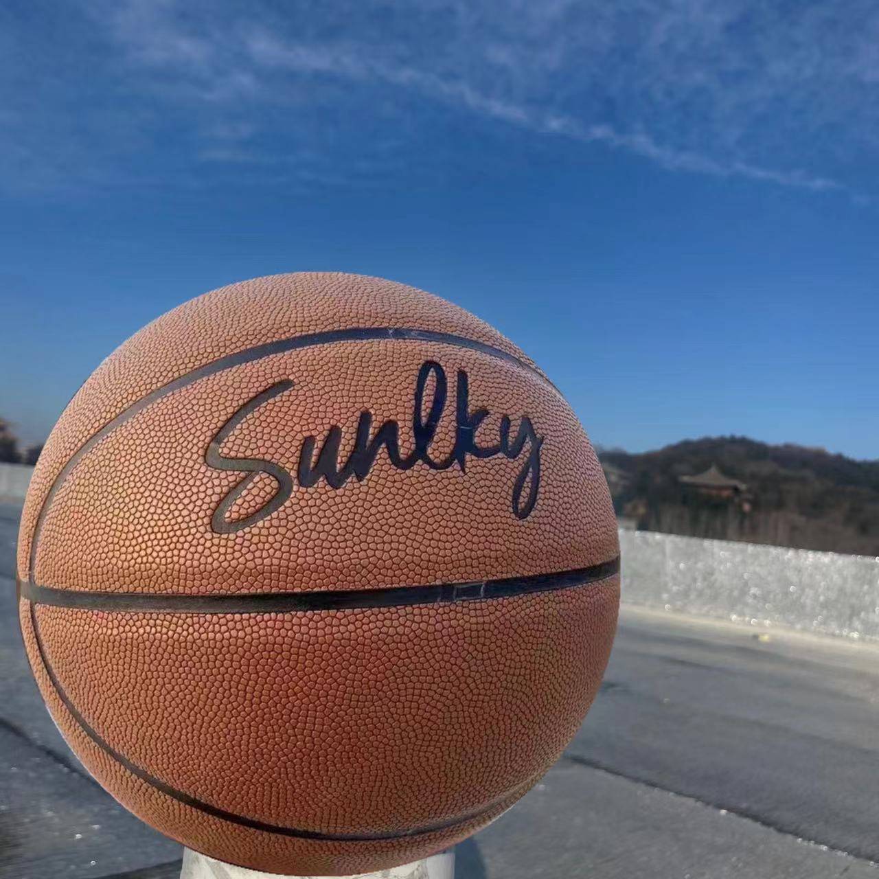 Genuine male and female students high face value basketball No. 6 high school entrance examination No. 7 standard PU wear -resistant indoor and outdoor basketball gift