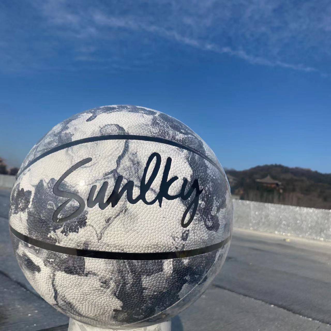 Genuine male and female students high face value basketball No. 6 high school entrance examination No. 7 standard PU wear -resistant indoor and outdoor basketball gift
