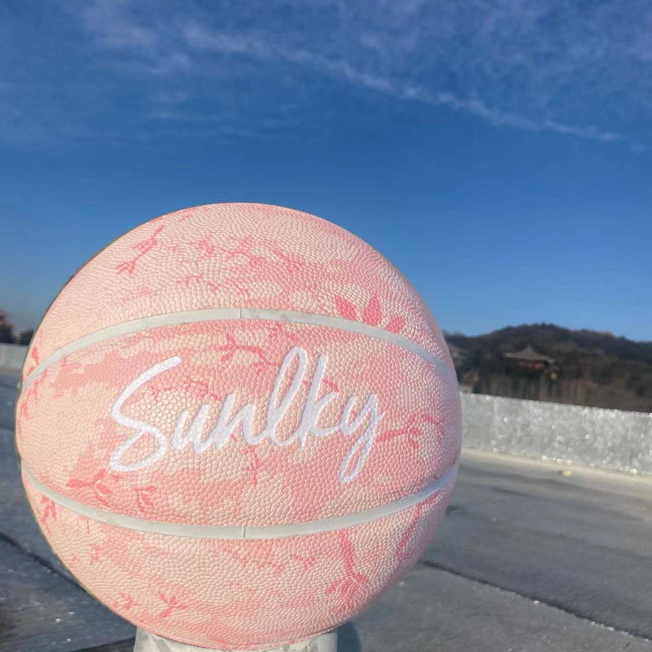 Genuine male and female students high face value basketball No. 6 high school entrance examination No. 7 standard PU wear -resistant indoor and outdoor basketball gift