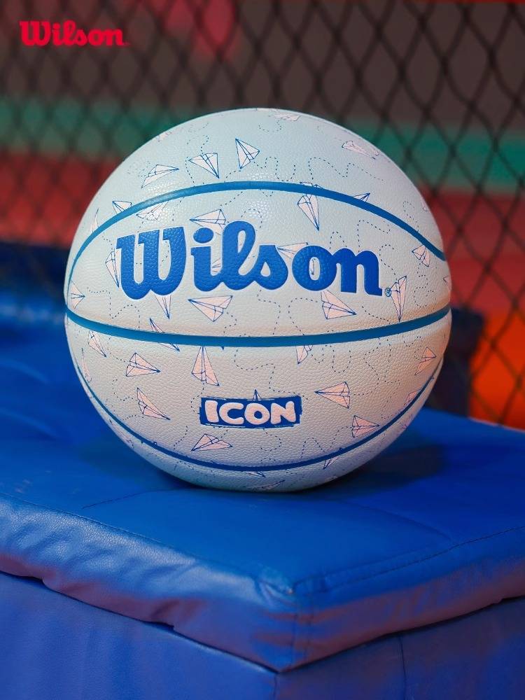 Wilson Wilsheng official 2024 new paper aircraft indoor and outdoor universal elementary school children No. 5 7 basketball
