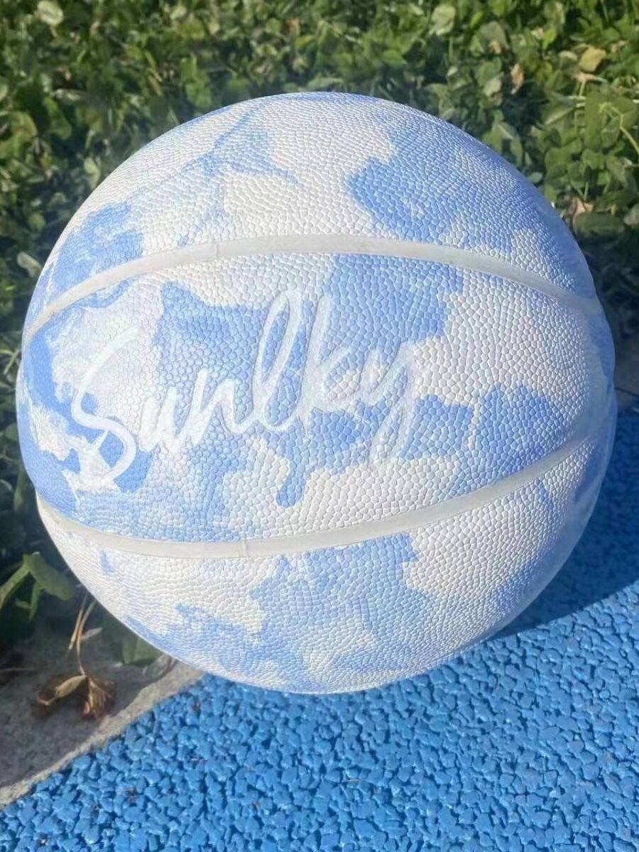 Basketball genuine PU Girls Special Entrance Examination No. 567 567 Professional Elementary School Kindergarten Children Blue Ball