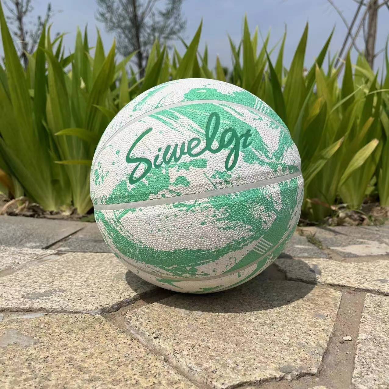 Basketball genuine PU Girls Special Entrance Examination No. 567 567 Professional Elementary School Kindergarten Children Blue Ball