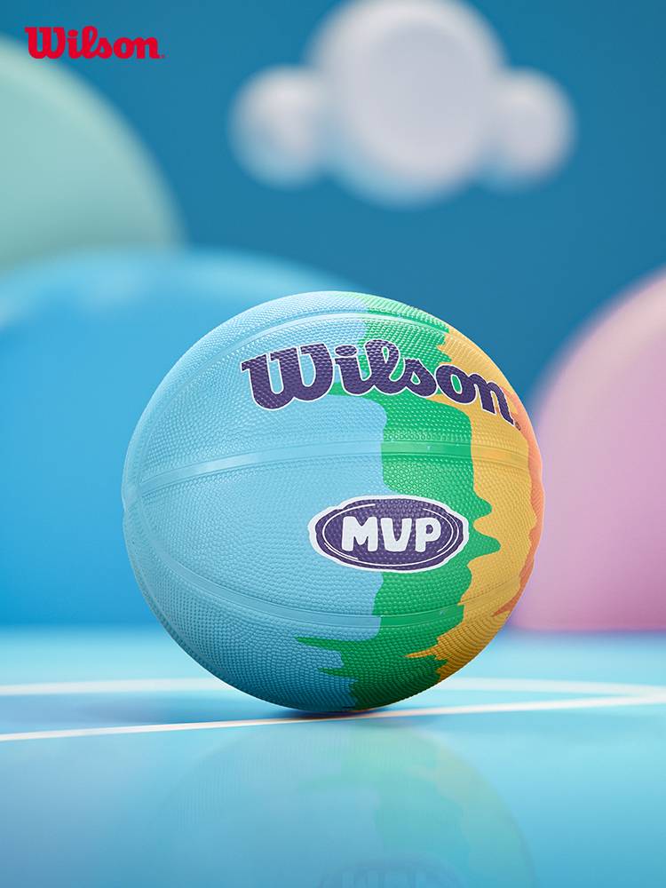 Wilson Wilsheng official youth children's basketball competition Outdoor wear resistance No. 4 No. 5 rubber basketball