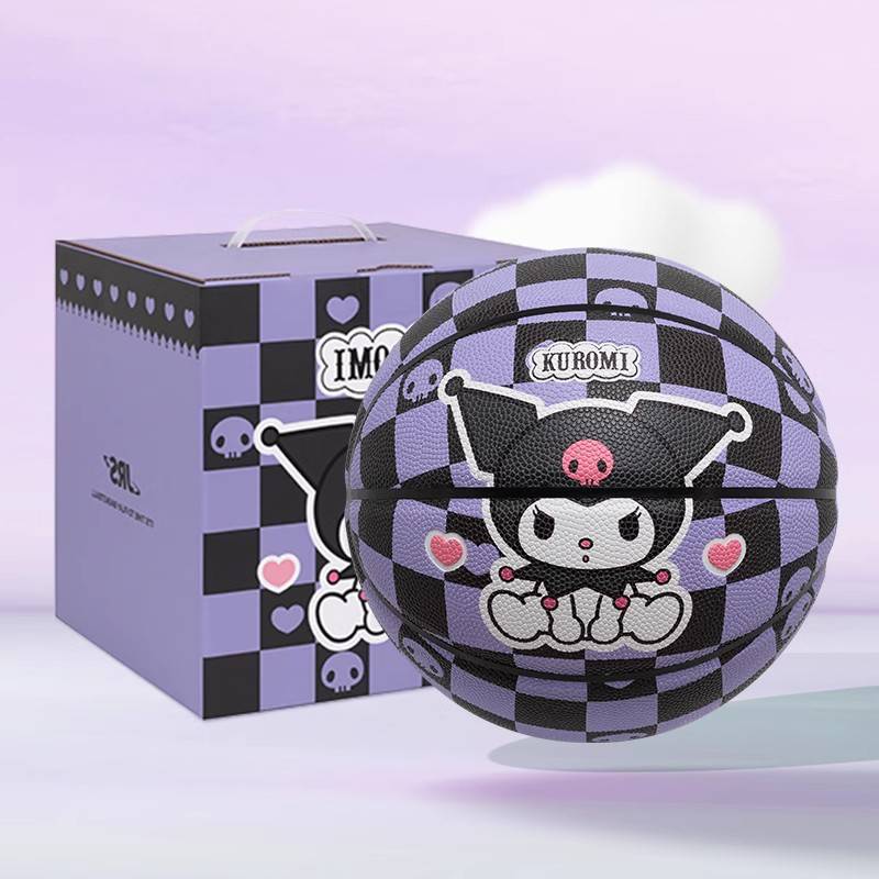 WCC Sanrio Name Coolkoli No. 7 PU Basketball indoor and outdoor non -slip blue ball boys and children gift genuine