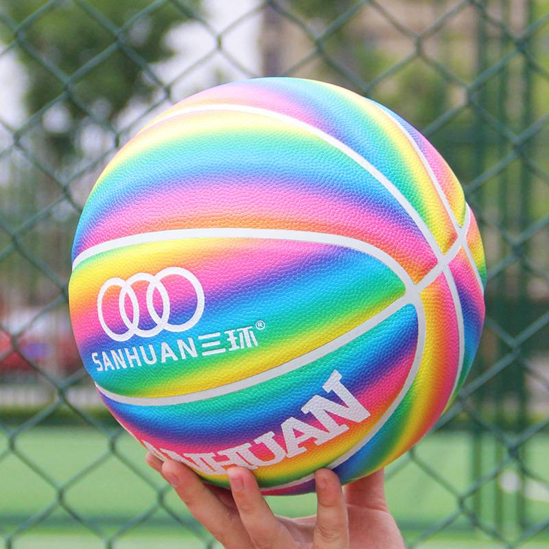 Basketball gift counter genuine blue blue ball gift box packaging No. 4 No. 5 No. 6 No. 5 Children special boys