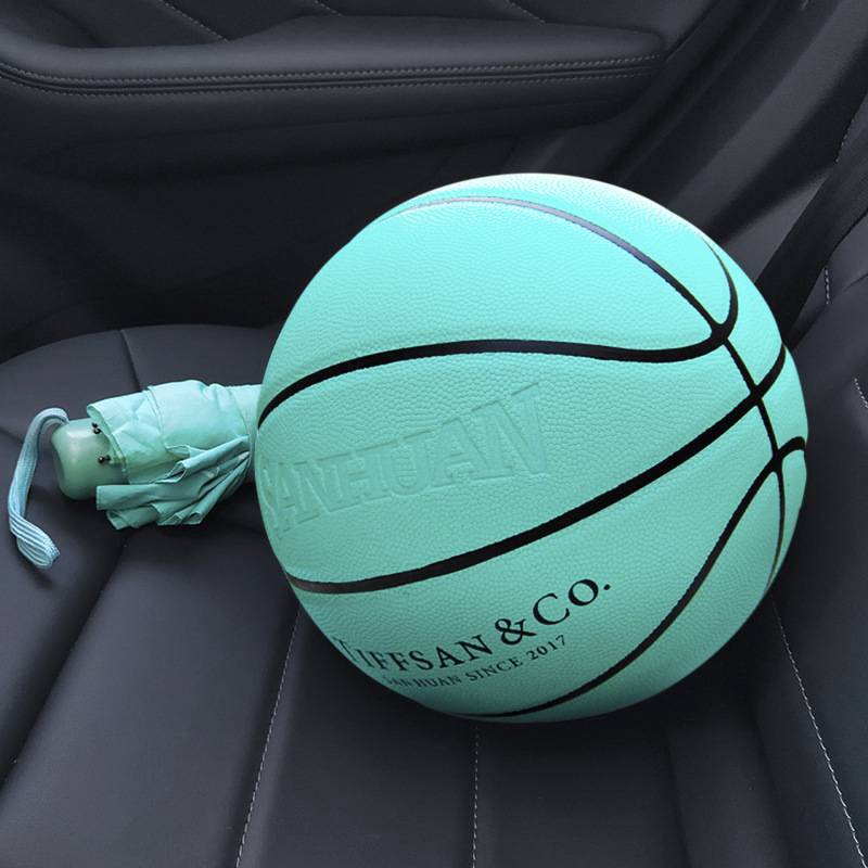 Basketball gift counter genuine blue blue ball gift box packaging No. 4 No. 5 No. 6 No. 5 Children special boys