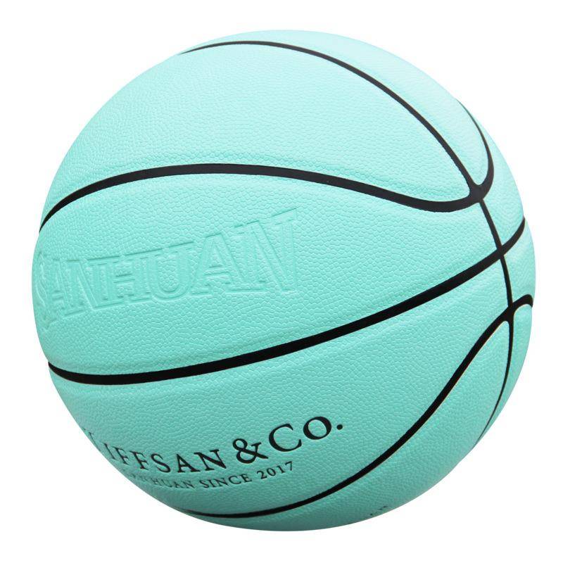 Basketball gift counter genuine blue blue ball gift box packaging No. 4 No. 5 No. 6 No. 5 Children special boys