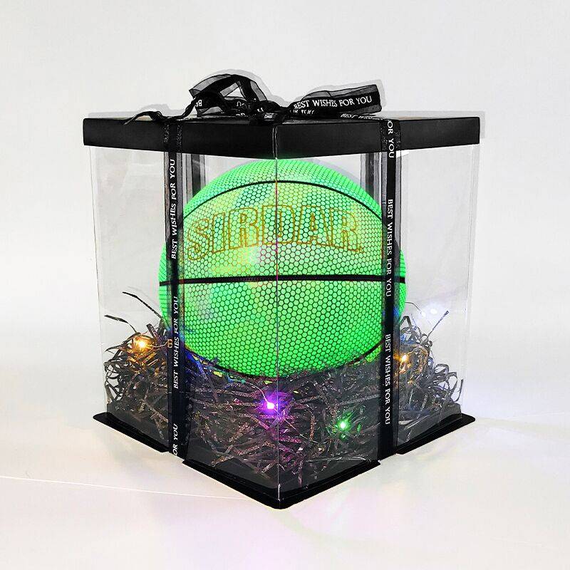 Reflective Basketball No. 7 Nights Light Light Limited Edition Genuine Qixi Blue Ball Gift Genuine Cool engraving Child No. 5