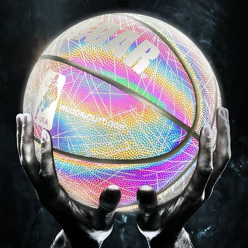 Reflective Basketball No. 7 Nights Light Light Limited Edition Genuine Qixi Blue Ball Gift Genuine Cool engraving Child No. 5