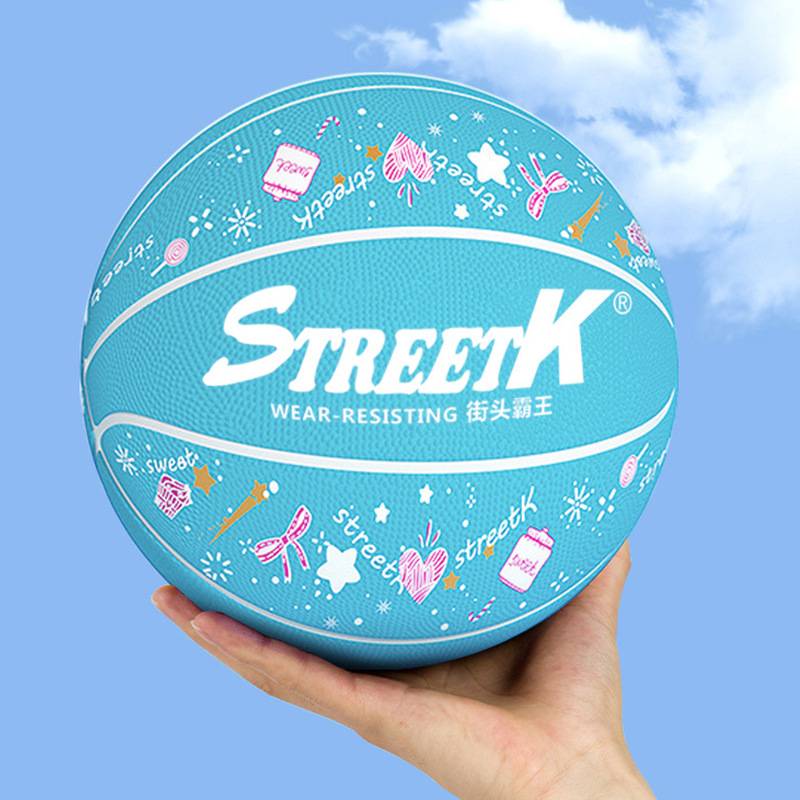 Genuine Basketball Children No. 5 kindergarten special elementary school training 3-4 children, men and women playing blue balls
