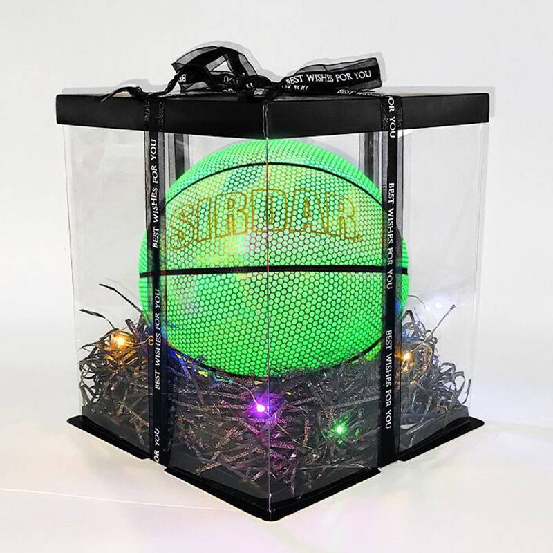 Reverse Light No. 7 Basketball Official Flagship Store Genuine Tanabata Gift Give Boyfriend Nightlight fluorescent blue ball Children No. 5