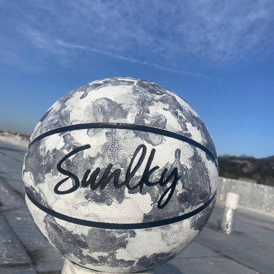 Standard No. 7 Basketball soft leather, abrasion, sweat, sweat, anti -skid, non -slip adult junior high school students, adolescents indoor and outdoor competitions