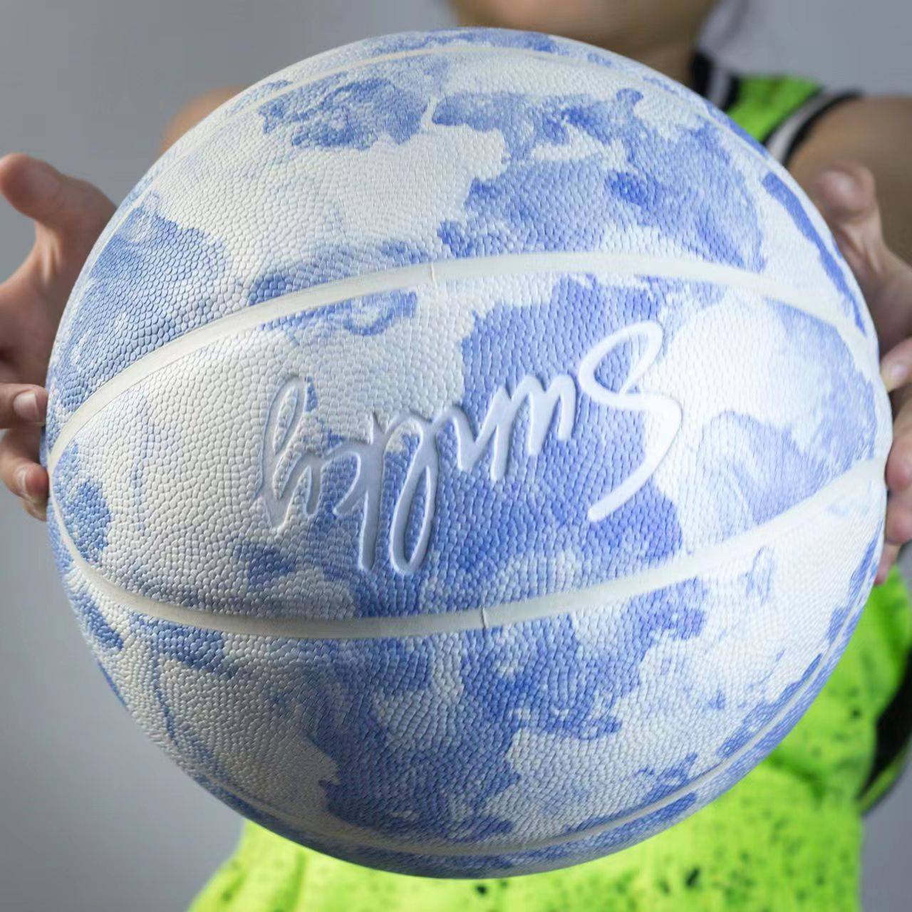 Genuine male and female students high face value basketball No. 6 high school entrance examination No. 7 standard PU wear -resistant indoor and outdoor basketball gift